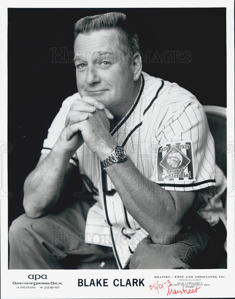 Blake Clark Comedian Undated vintage promo photo print - Historic Images