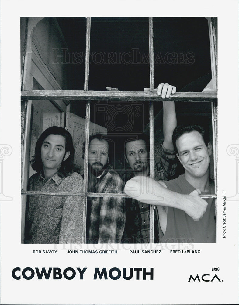 Press Photo Cowboy Mouth - Historic Images