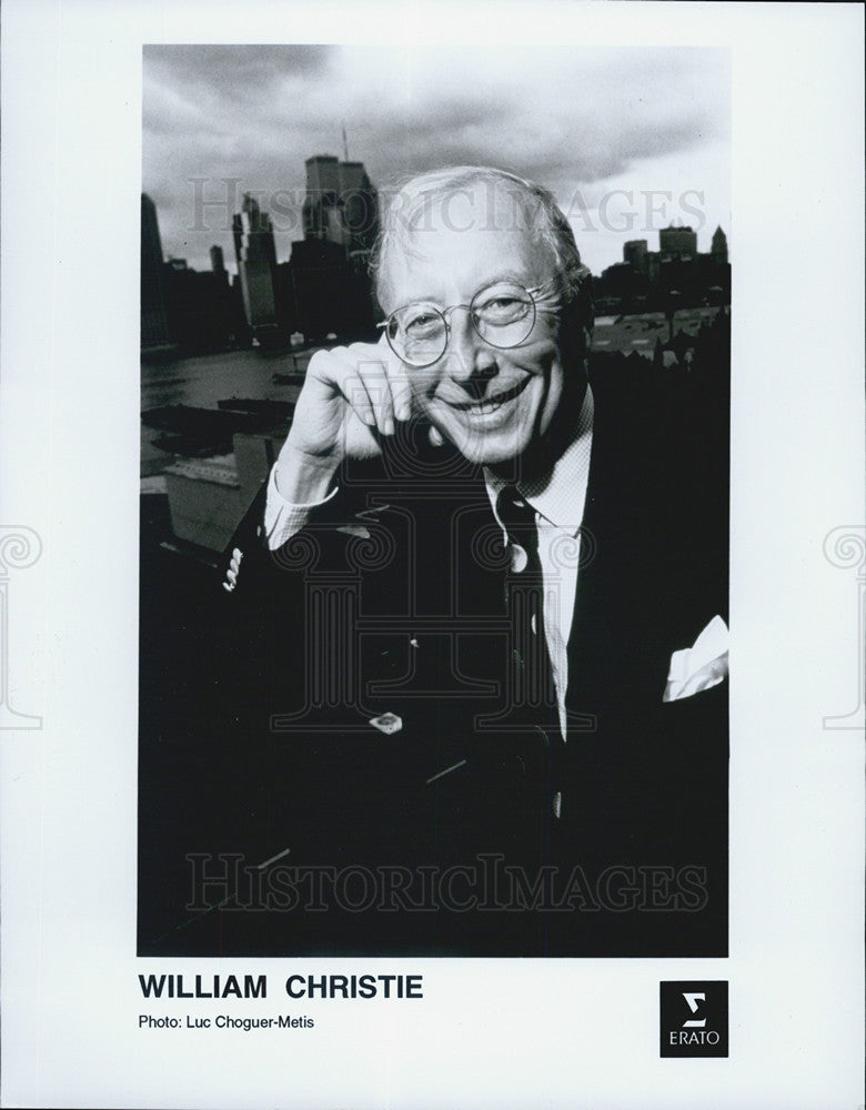 Press Photo William Christie - Historic Images