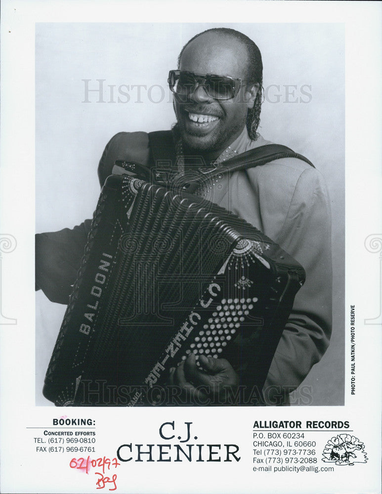 Press Photo C.J. Chenier Musician - Historic Images