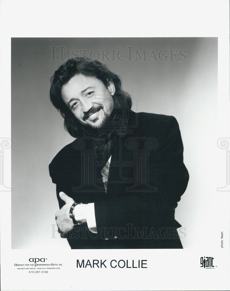 Press Photo Mark Collie is an American country music artist and occasional actor - Historic Images