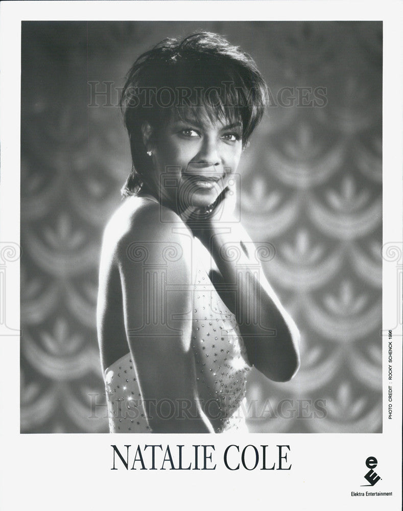 1996 Press Photo Singer Natalie Cole - Historic Images