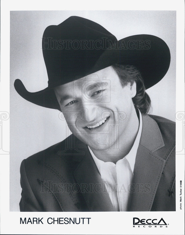 Press Photo Country Singer Entertainer Musician Mark Chesnutt - Historic Images