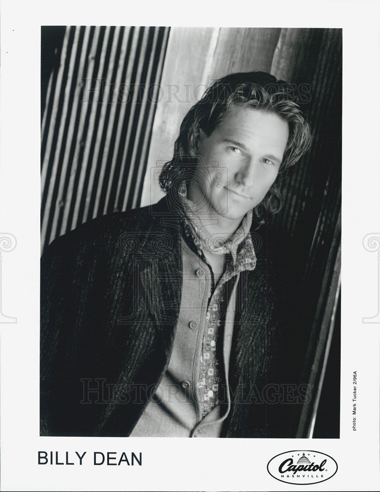 Press Photo Billy Dean of Capitol Nashville - Historic Images