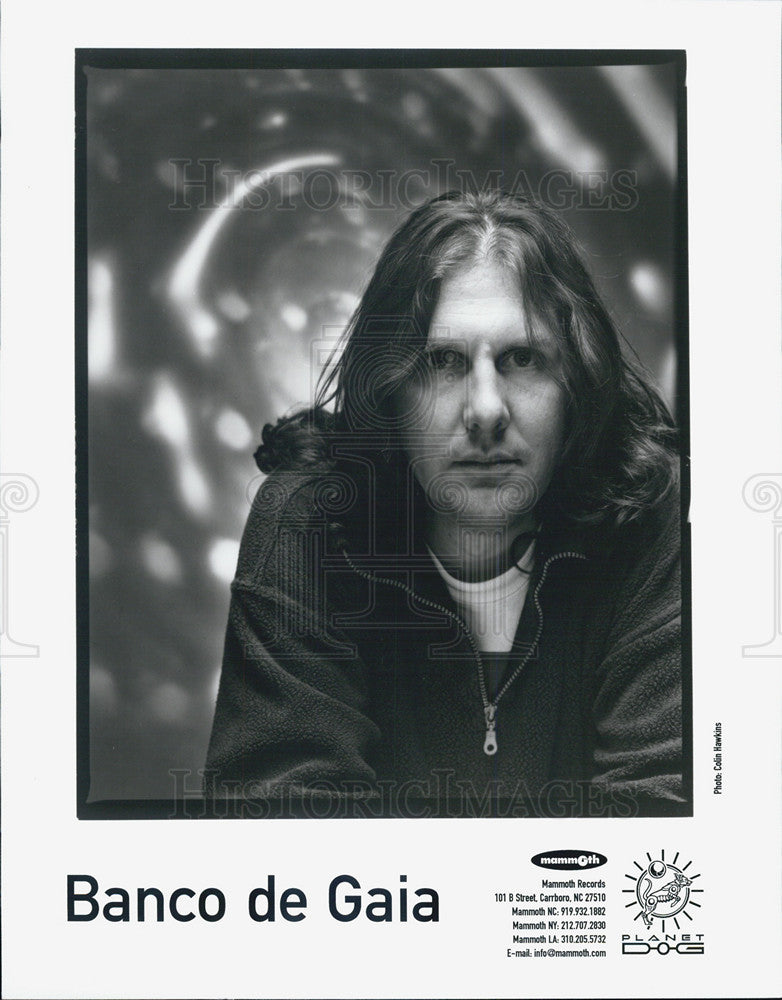 Press Photo Banco de Gaia Electronic Music Band Founded By Toby Marks - Historic Images