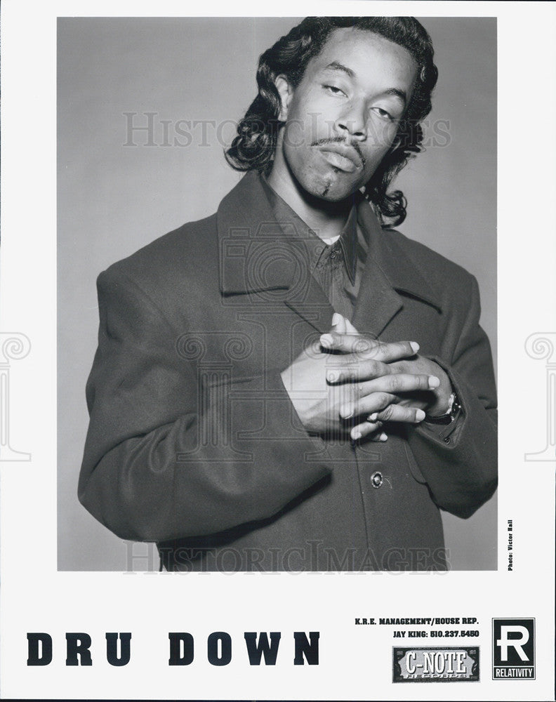 Dru Down Undated vintage promo photo print - Historic Images