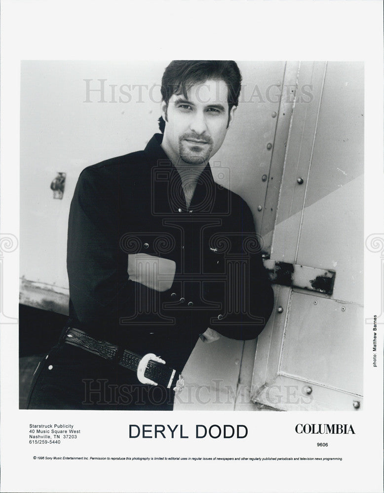 1996 Press Photo Deryl Dodd - Historic Images