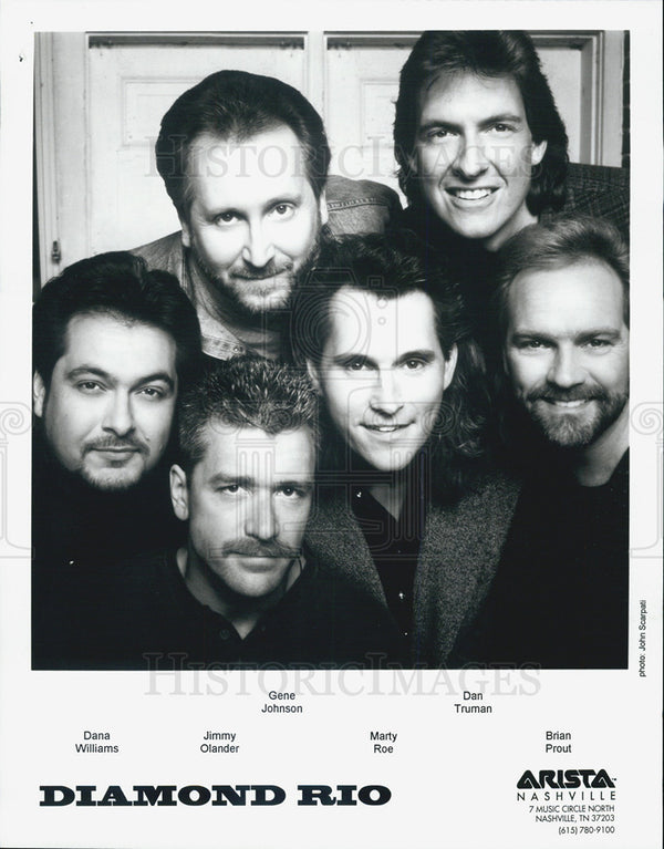 Country Music Band Diamond Rio Members Dana Williams And Marty Roe ...