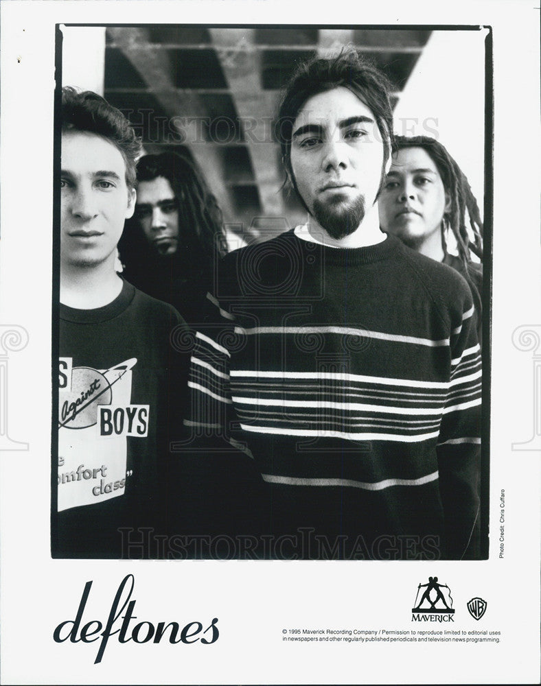 1995 Press Photo Band Deftones - Historic Images
