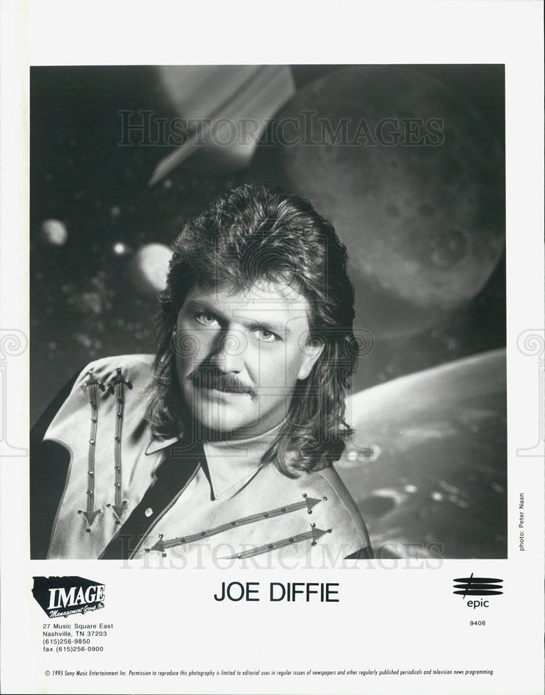 1995 Press Photo Musician Joe Diffie - Historic Images