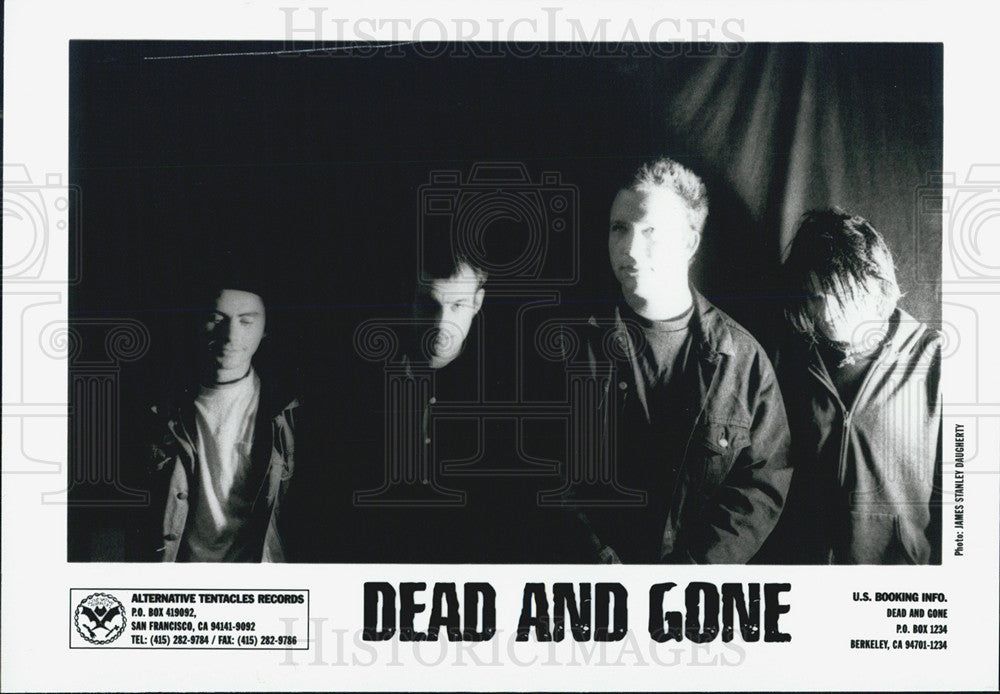 Press Photo Band,Dead and Gone - Historic Images