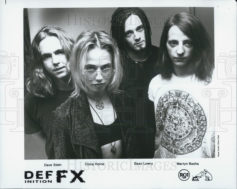 Press Photo Def FX  an Australian industrial-dance-rock group, formed in Sydney. - Historic Images