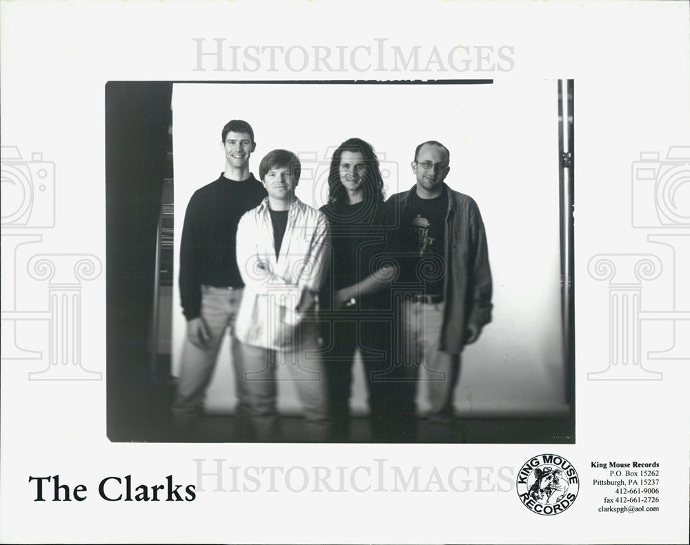 Press Photo The Clarks King Mouse Records - Historic Images