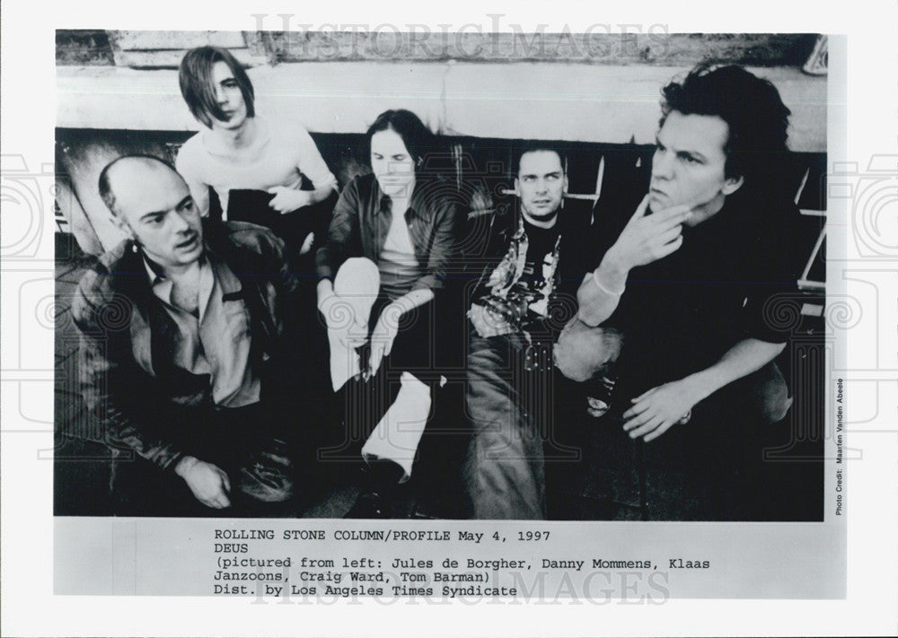 1997 Press Photo of music band Deus - Historic Images