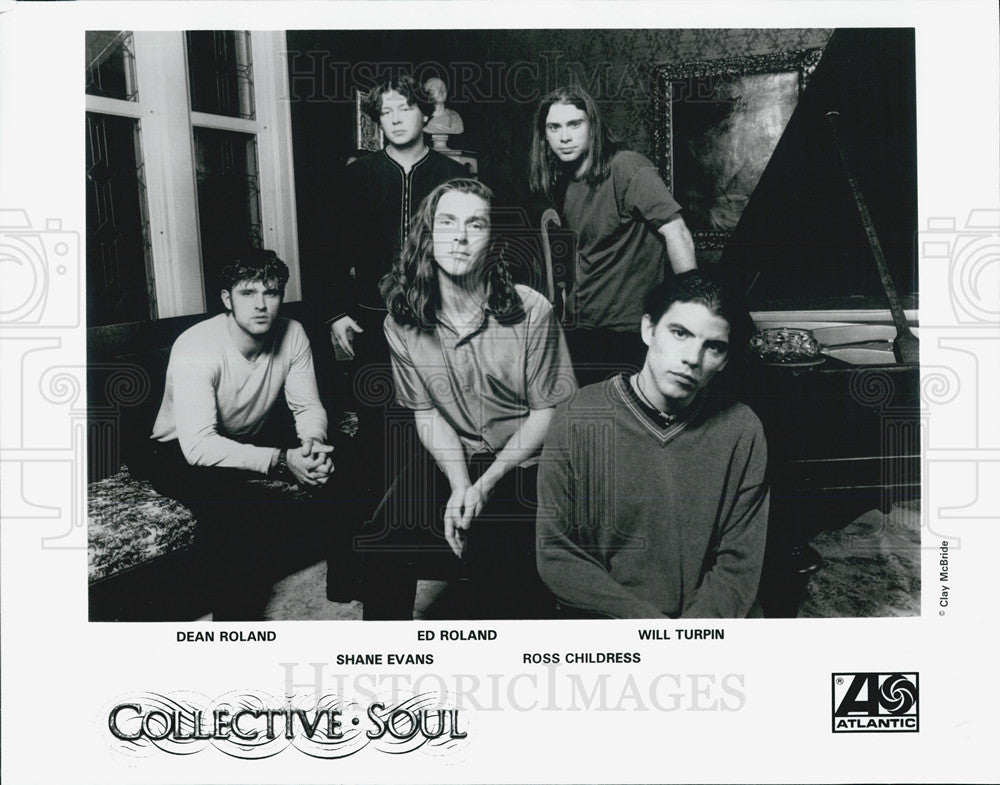 Press Photo Collective Soul, Dean Roland, Shane Evans, Ed Roland, Will Turpin - Historic Images