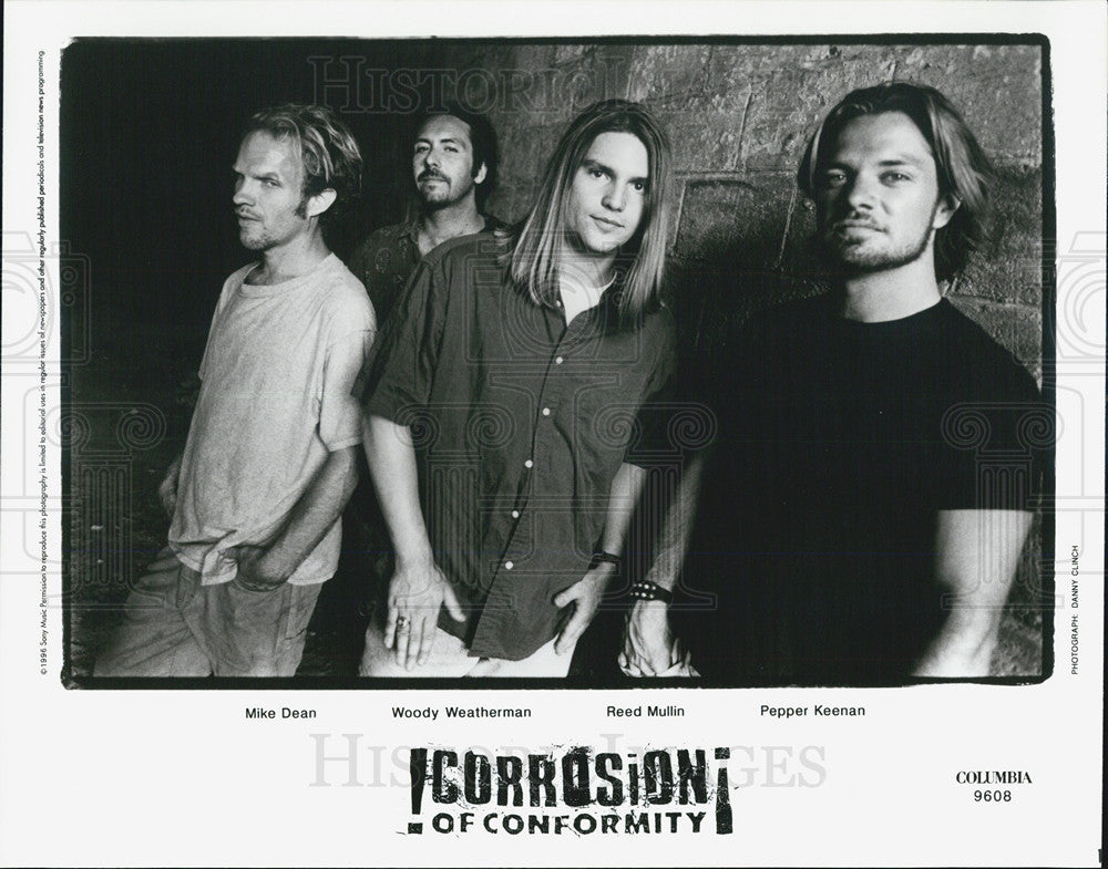 Press Photo Corrosion of Conformity, Mike Dean, Woody Weatherman, Reed Mullin - Historic Images