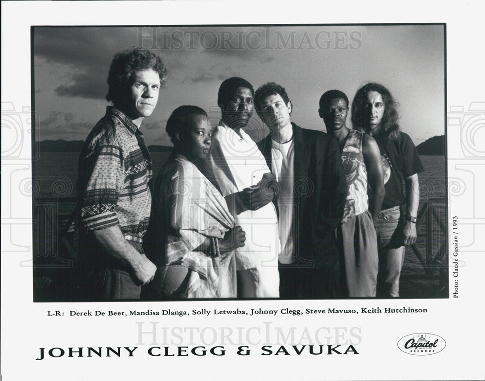 1993 Press Photo Johnny Clegg and Savuka - Historic Images