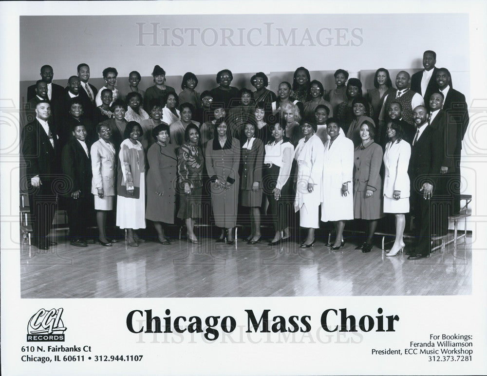 Press Photo Cgi Records Presents Chicago Mass Choir - Historic Images