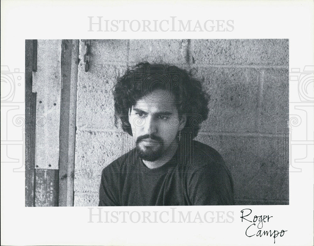 Press Photo Musician Roger Campo - Historic Images