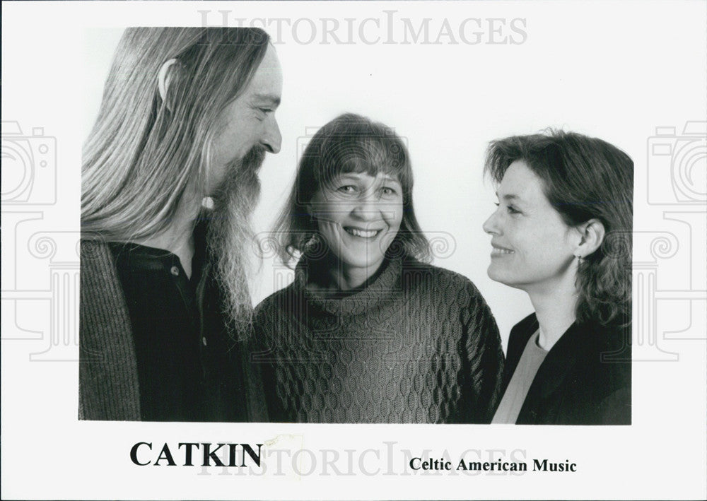 Press Photo of Celtic American Music group CATKIN - Historic Images