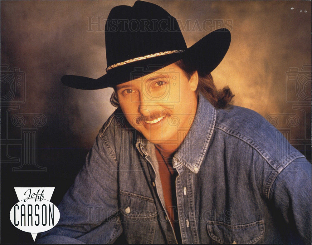 Press Photo Jeff Carson, singer. - Historic Images