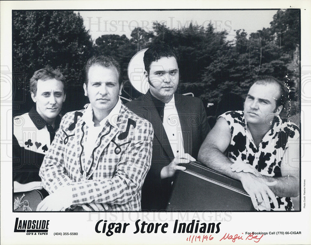 1996 Press Photo Cigar Store Indians - Historic Images