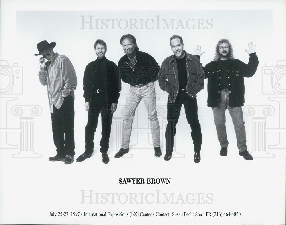 1997 Press Photo American country music band Sawyer Brown - Historic Images