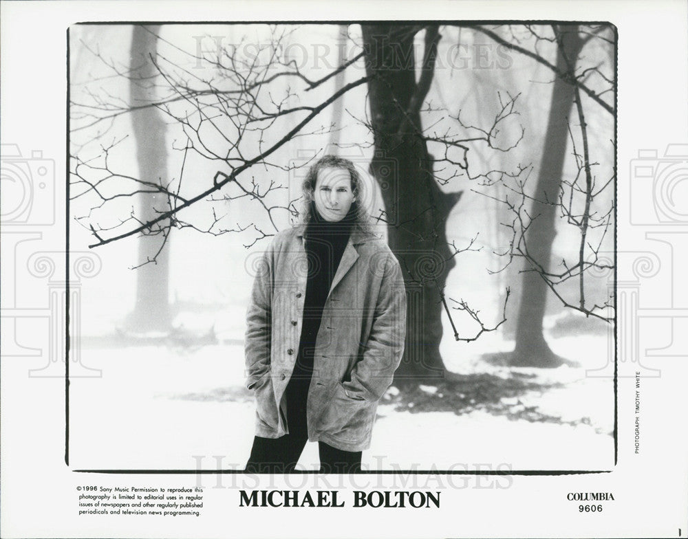 1996 Press Photo Michael Bolton - Historic Images