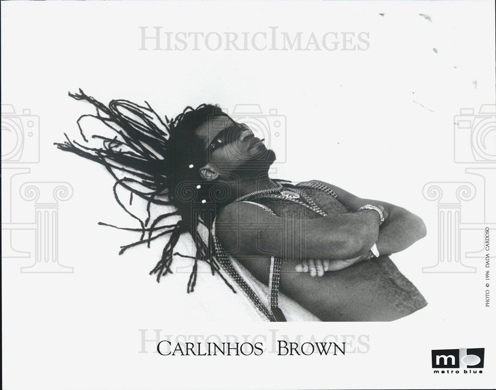 Press Photo Singer Carlinhos Brown - Historic Images