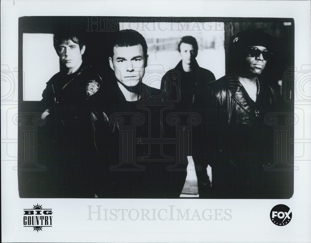 Press Photo Musical Group Big Country - Historic Images