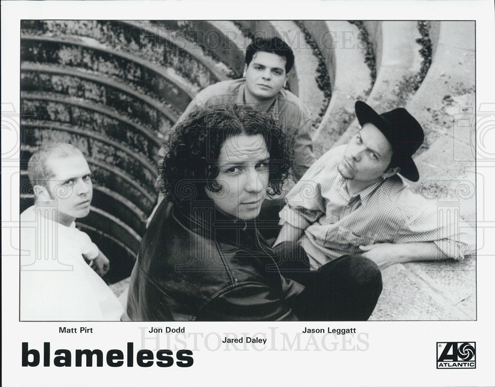 Press Photo Musical Group Blameless Matt Pirt Jon Dodd Jared Daley Jason Leggatt - Historic Images