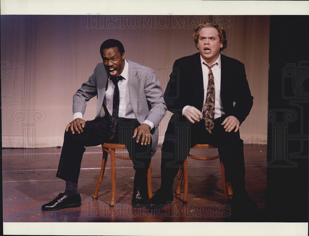 Press Photo Comedians Rico Bruce Wade & Joshua Funk - Historic Images