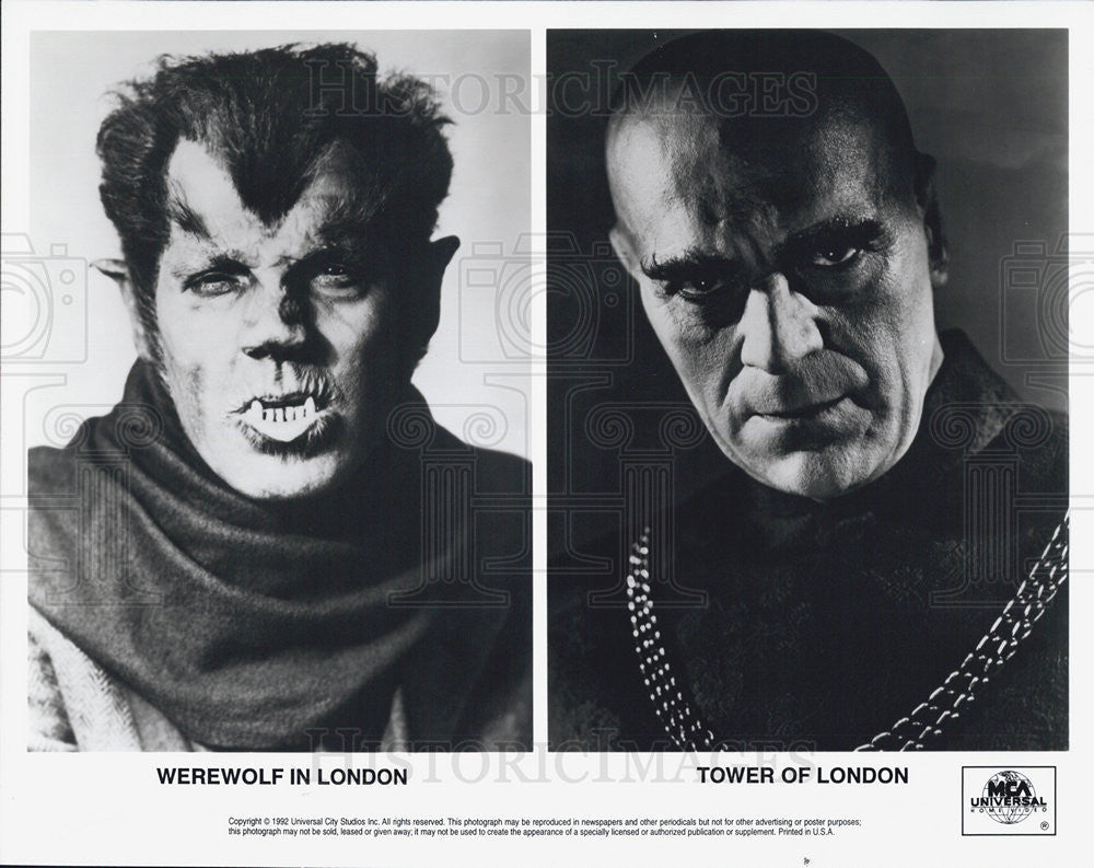 1982 Press Photo of Henry Hull from The Werewolf of London - Historic Images