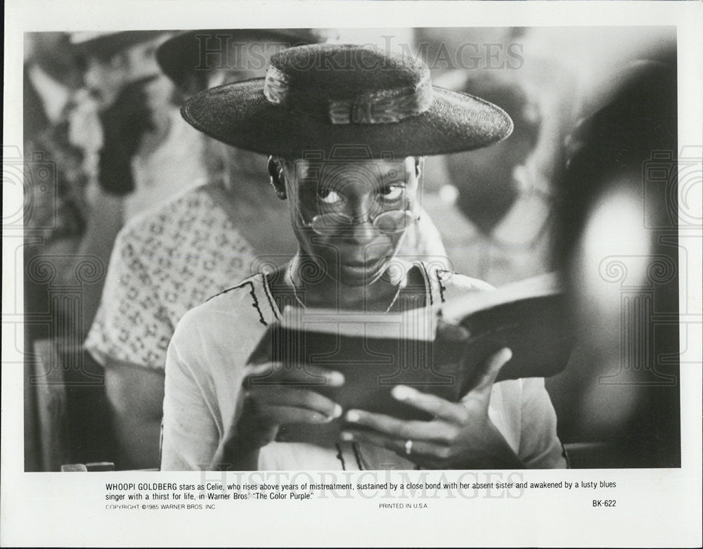 1985 Press Photo Whoopi Goldberg as Celie in the film, The Color Purple - Historic Images