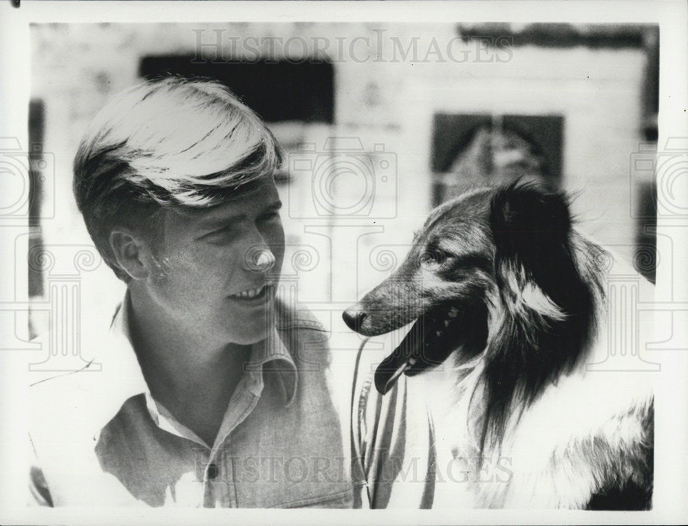 1982 Press Photo Clint Rowe in &quot;The Little Shepherd Dog of Catalina&quot; - Historic Images