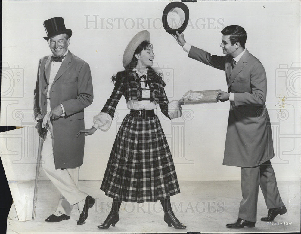 1958 Press Photo Leslie Caron in the musical film, Gigi - Historic Images