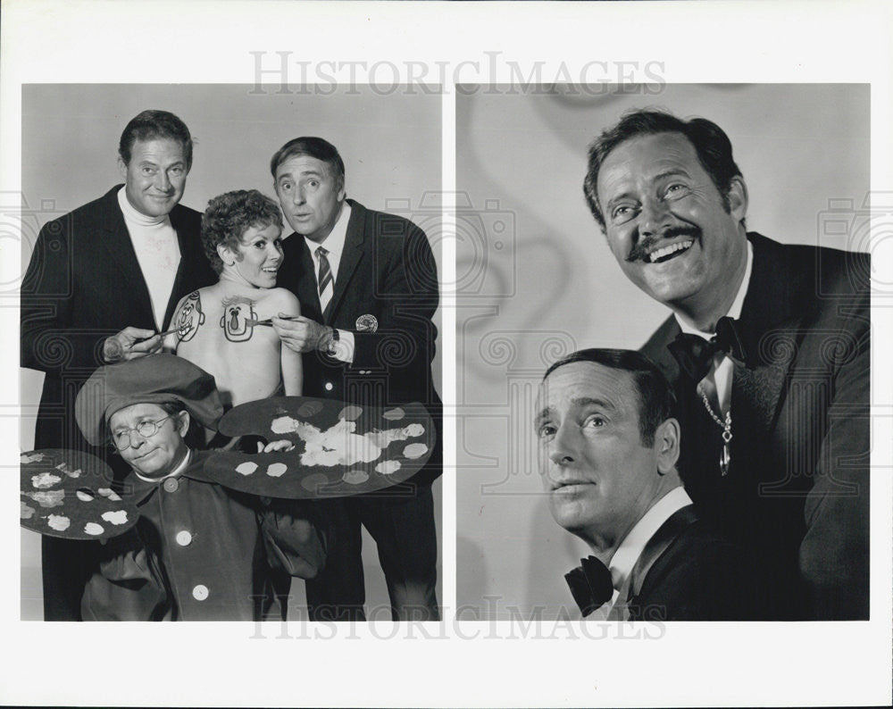 1993 Press Photo Dan Rowan Dick Martin, Rowan and Martin&#39;s Laugh-In - Historic Images