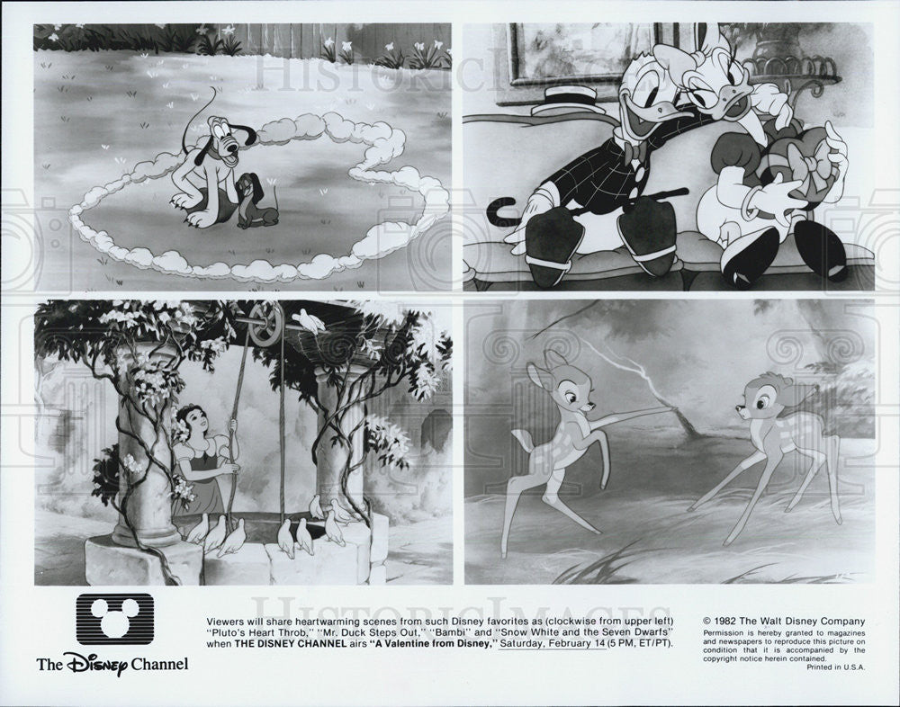 1982 Press Photo Scenes From Walt Disney&#39;s &quot;Bambie&quot; - Historic Images