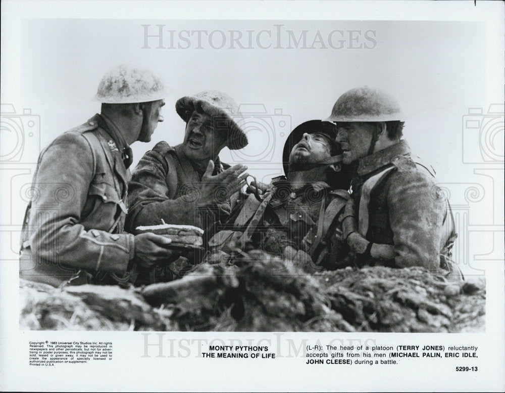 1983 Press Photo Jones And Palin Star In &quot;Monty Python&#39;s The Meaning Of Life&quot; - Historic Images