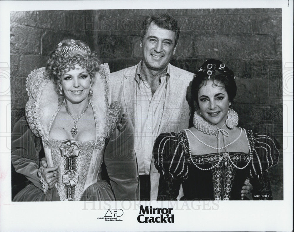 1980 Press Photo Novak, Hudson And Taylor Star In &quot;The Mirror Crack&#39;d&quot; - Historic Images