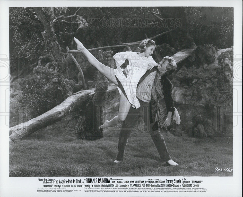 Barbara Hancock And Tommy Steele Star In Finian's Rainbow 1969 vintage promo photo print