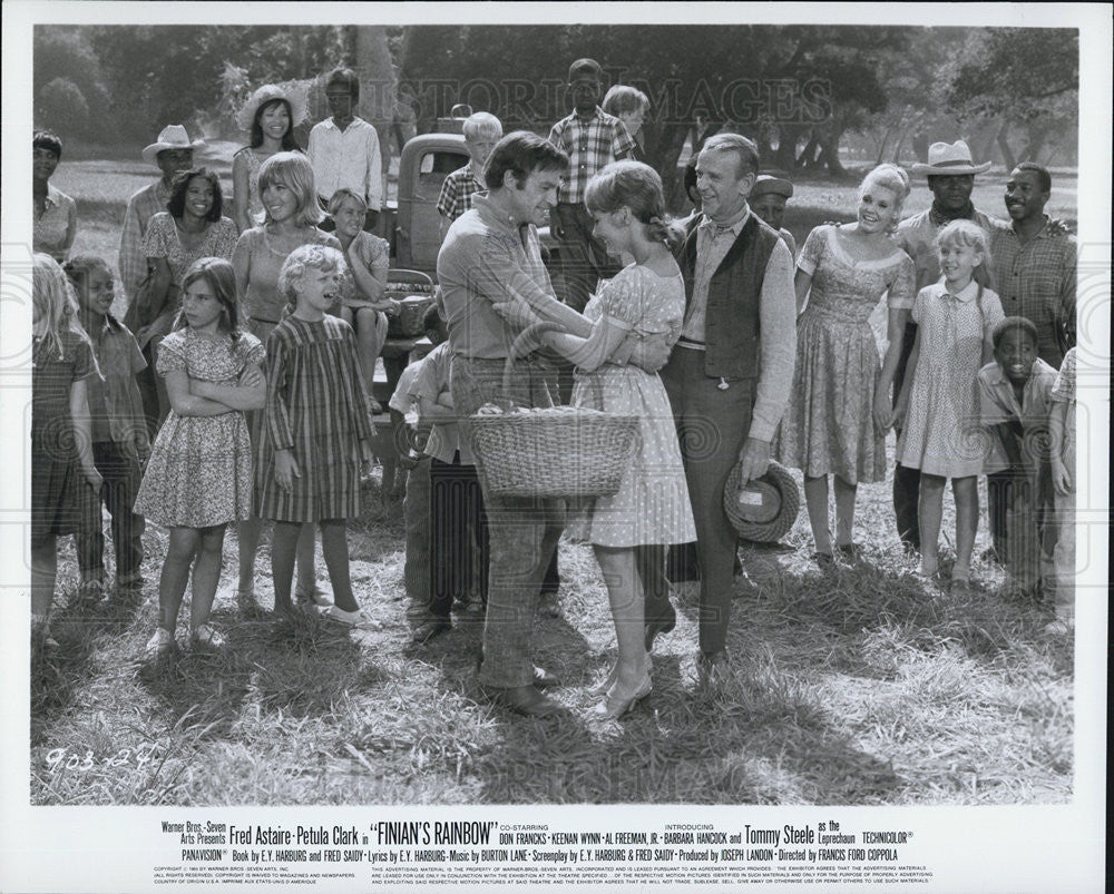 1969 Press Photo Francks, Clark And Astaire In &quot;Finian&#39;s Rainbow&quot; - Historic Images