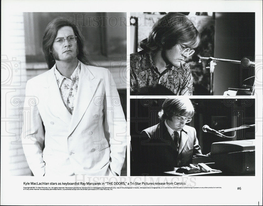 1991 Press Photo Actor Kyle MacLachlan In Movie &quot;The Doors&#39; - Historic Images