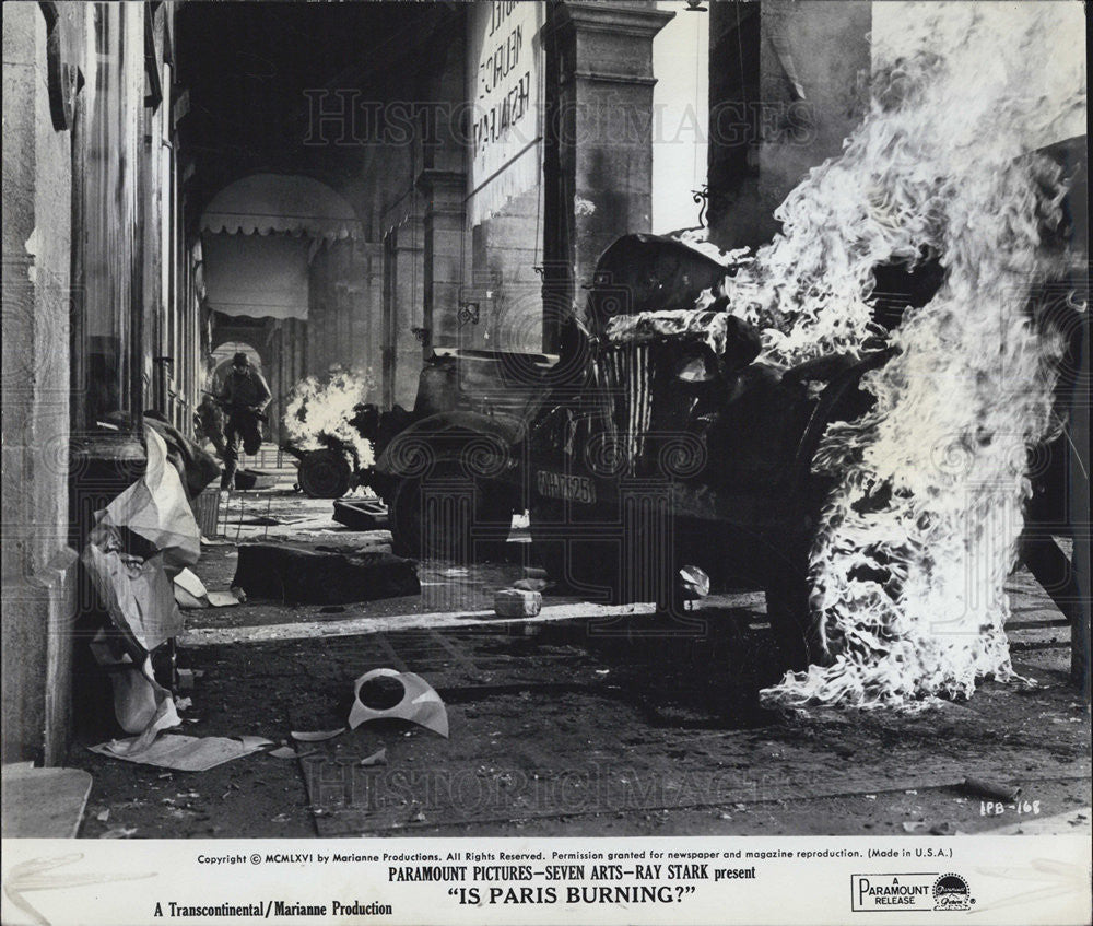 Press Photo Scene from the movie &quot;Is Paris Burning&quot;. - Historic Images
