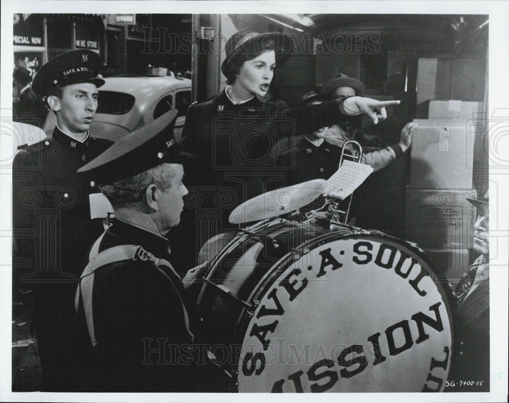 Press Photo Vivian Blaine Makes Accusation In &quot;Guys And Dolls&quot; - Historic Images