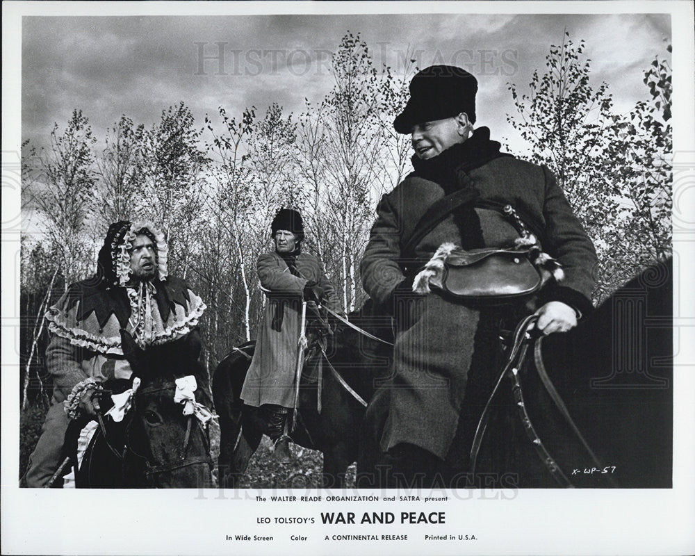 1968 Press Photo Actor Victor Stanitsin Starring In The Film "War And Peace" - Historic Images