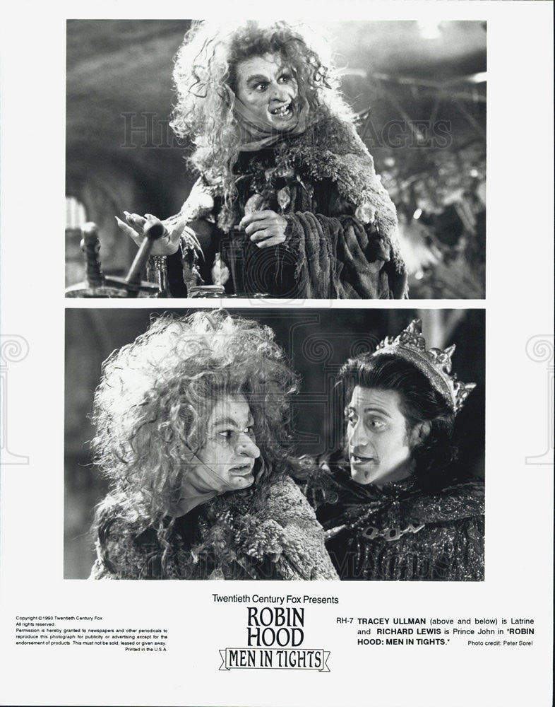 1993 Press Photo Tracey Ullman And Richard Lewis In &quot;Robin Hood: Men In Tights&quot; - Historic Images