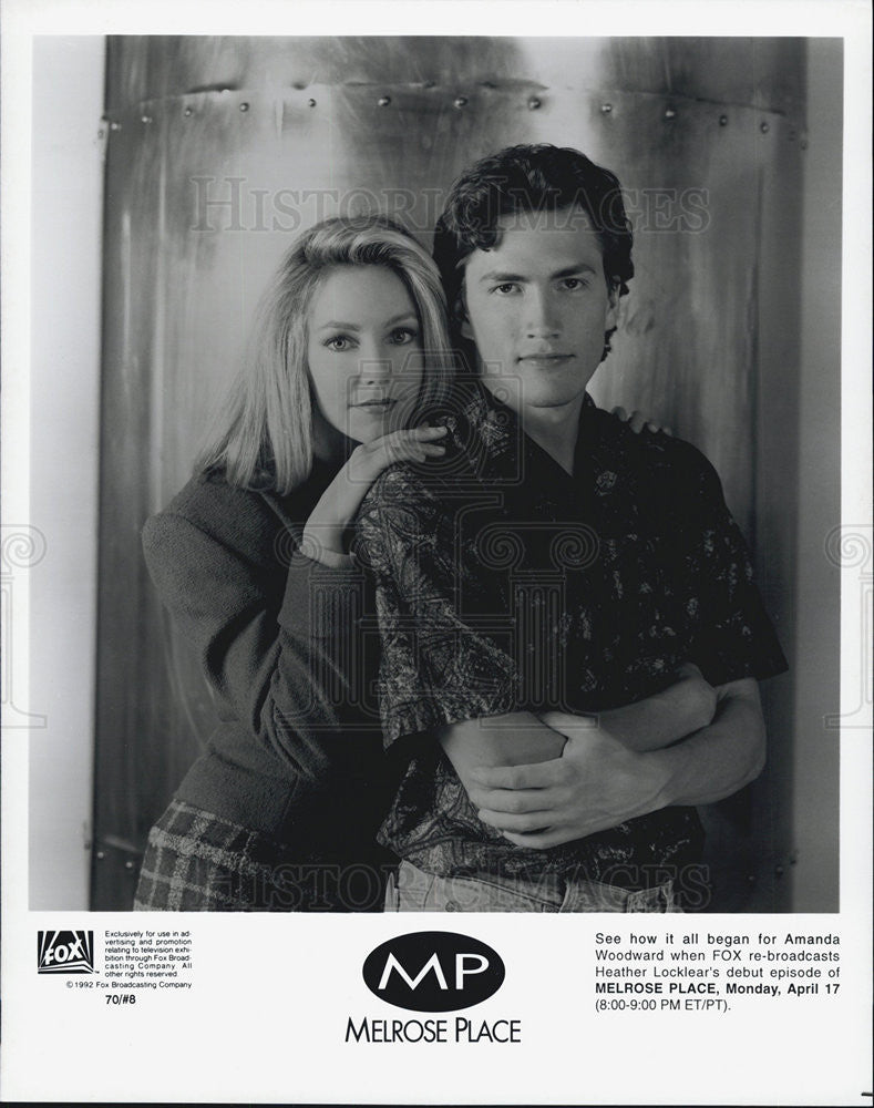 1992 Press Photo Actress Heather Locklears Starring In &quot;Melrose Place&quot; Fox TV - Historic Images