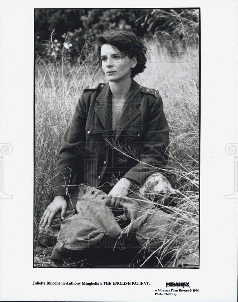 1996 Press Photo Juliette Binoche in &quot;The English Patient&quot;. - Historic Images