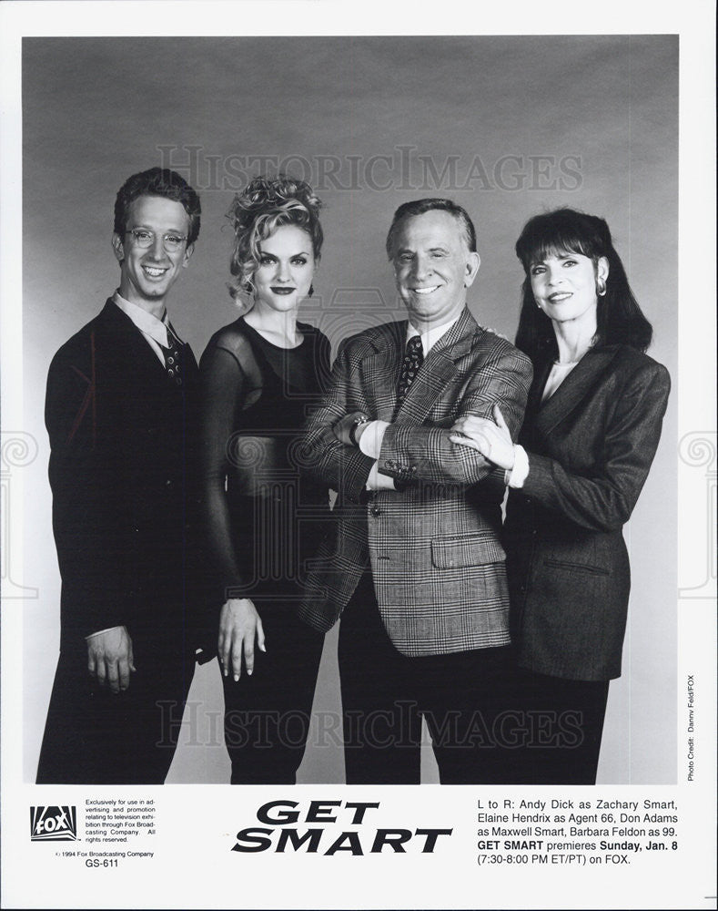 1984 Press Photo Star cast of "Get Smart". - Historic Images